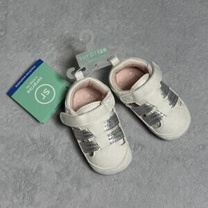 NWT Stride Rite Baby Girls Kellyn Washable Sandals - Size S (6-12) Months NO BOX